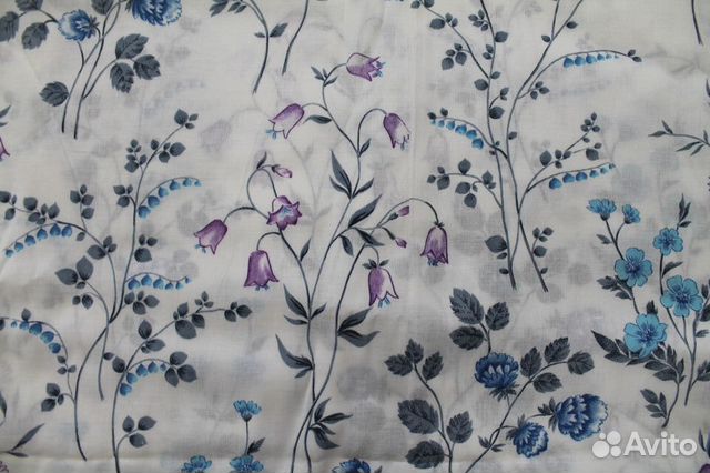 Ткань ситец хлопок СССР винтаж