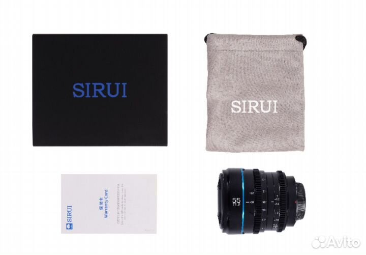 Объектив Sirui Nightwalker 55mm T1.2 S35 RF-mount