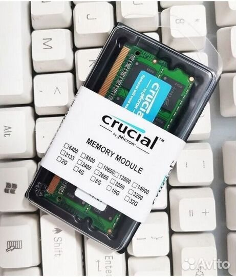 Crucial Оперативная память 16gb (2x8) 1.35V