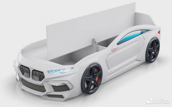 Кровать-машина Romeo (Цвет белый)