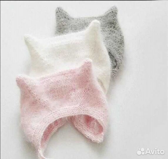 Детская шапка из ангоры