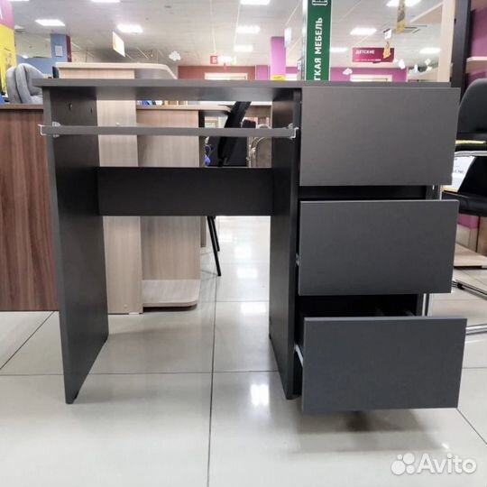 Стол компьютерный новый Мори правый мс-6 графит