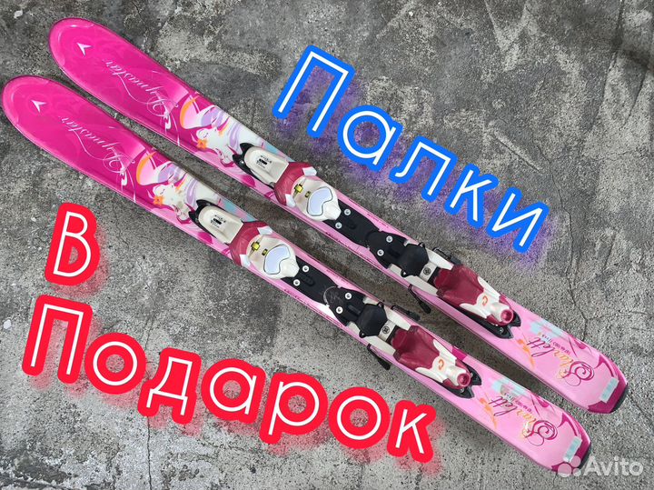 Горные лыжи 100 детские dynastar starlett