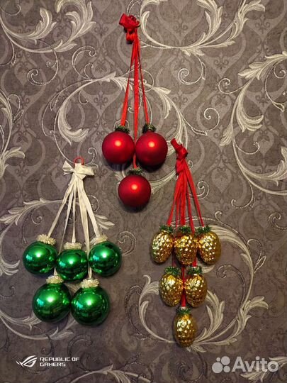 Шары на елку, стекло, СССР