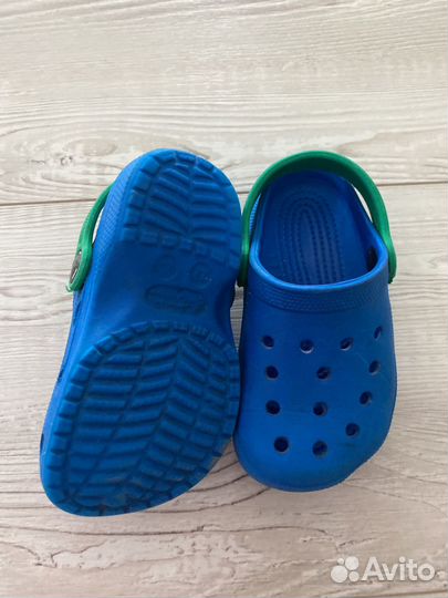 Сабо детские синие 22 23