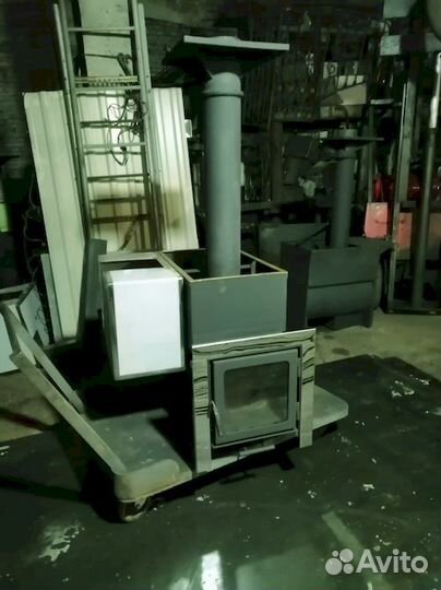 Банная печь Премьера со стеклянной дверкой 0.6 м т