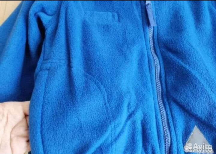 Ветровка флиска 116 двусторонняя для мальчика