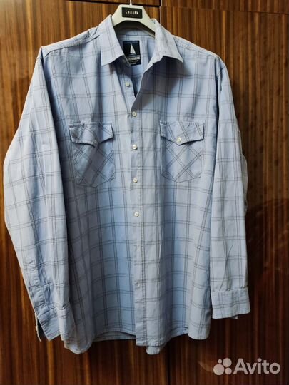 Брендовая рубашка.Cotton.62размер