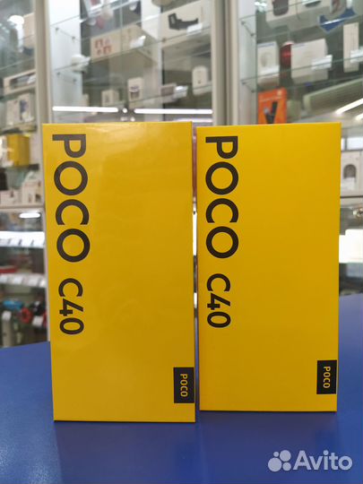 Смартфон Poco C40 4/64 гб green Новый