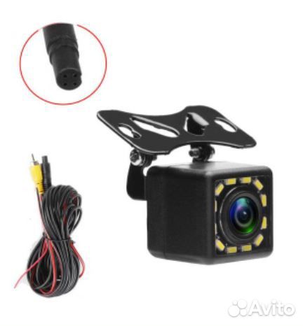 Камера заднего вида для магнитол, 12 диодов,Новая