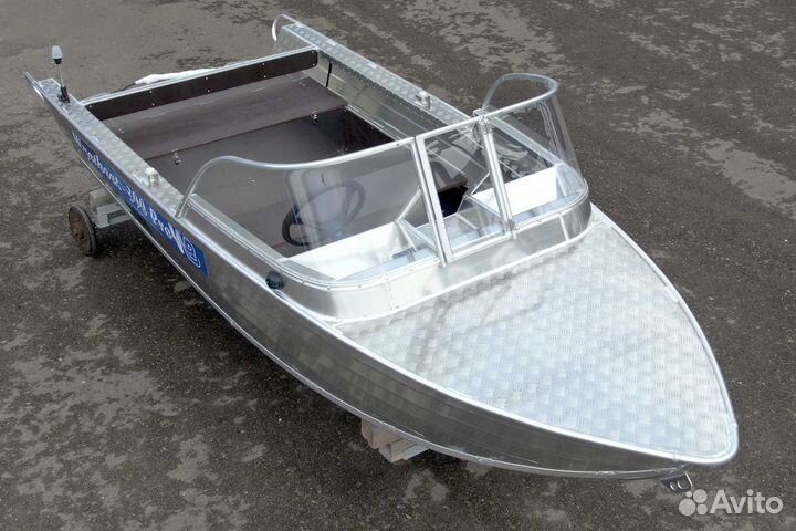 Новая моторная лодка Wyatboat 390 Pro нерегистрат