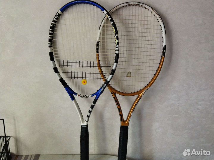 2 ракетки для большого тенниса+2 чехла