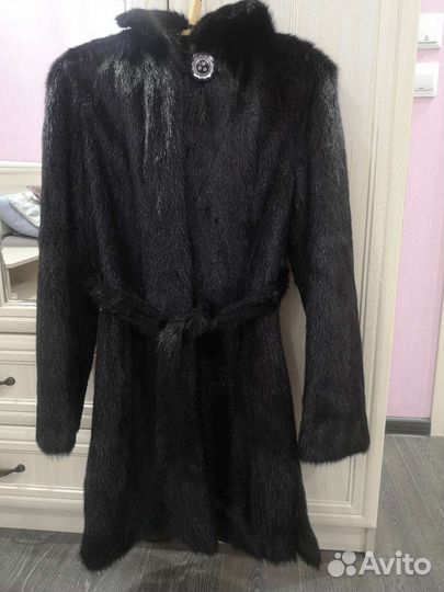 Шуба стриженный бобрик