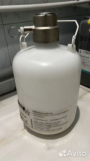 Промывочная кега 5 л (Чехия) +2 головки тип А и S