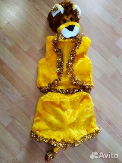 Новогодний костюм (лев и мухомор)