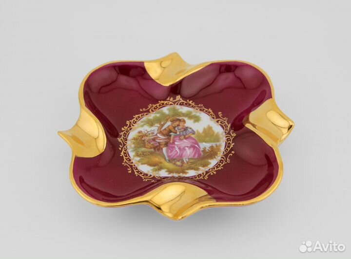 Коллекционная тарелочка Лимож, Фрагонар, винтаж