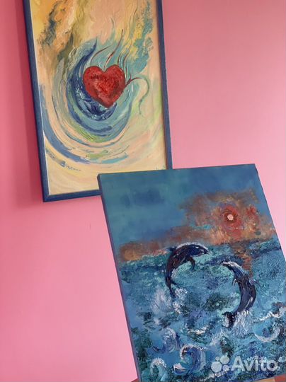 Картина маслом на холсте 