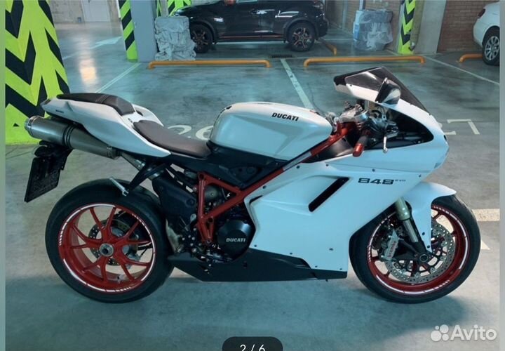 Электромотоцикл Ducati 848