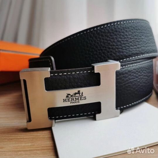 Ремень мужской Hermes натуральная кожа