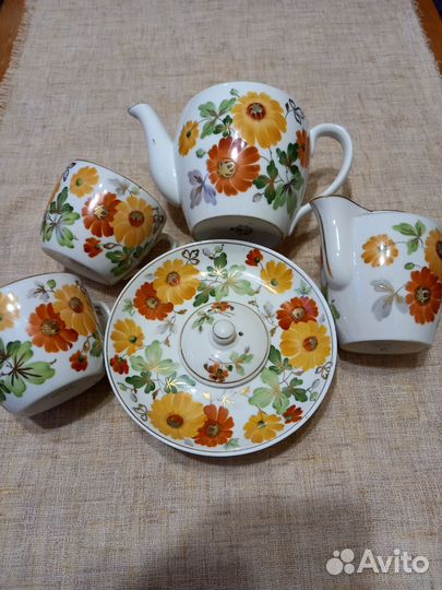 Чайная пара Песочное СССР 1954 г