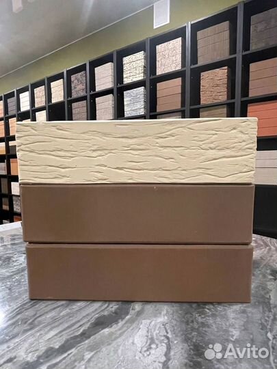 Керамический лицевой кирпич шоколад Керма 1нф