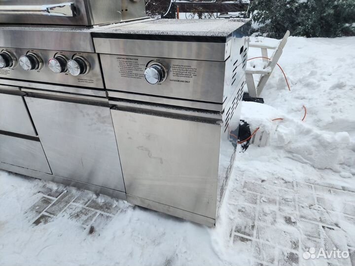 Тумба с инфракрасной газовой горелкой для дачи