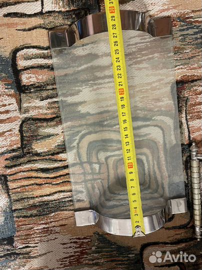 Подносы металл и стекло