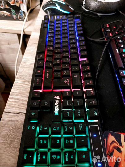 Клавиатура и мышь rage 100