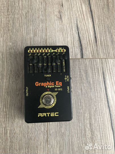 Гитарная педаль Artec graphic eq эквалайзер