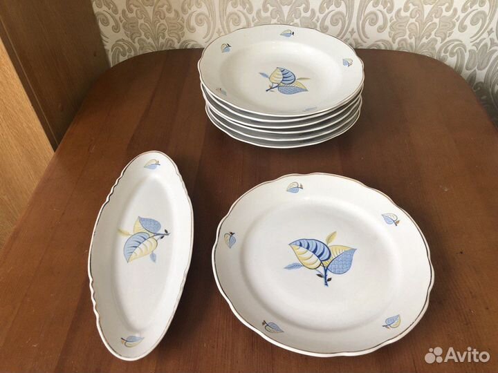 Тарелки дулево 1963 год СССР