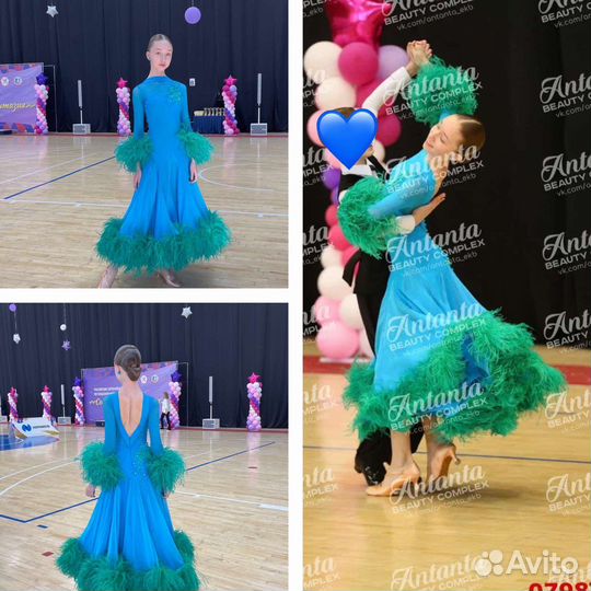 Платье для бальных танцев стандарт ю1