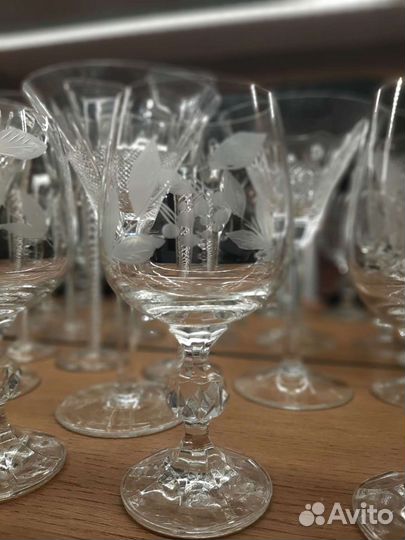 Бокалы для вина винтаж Чехословакия