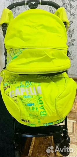 Коляска прогулочная capella Сибирь, салатовая