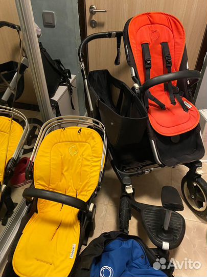 Коляска для двойни погодок bugaboo donkey 2