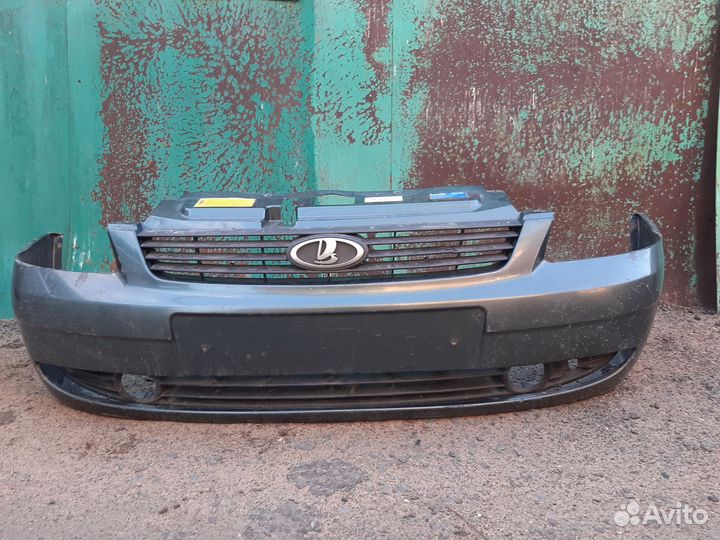 Бампер передний priora 1