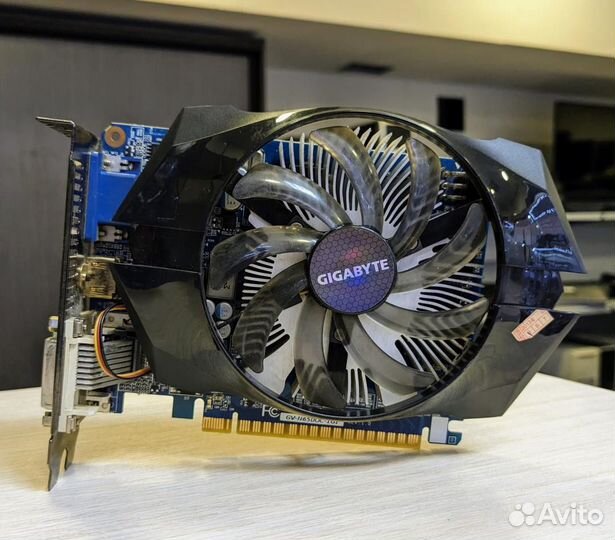 Видеокарта gigabyte GeForce GTX 650 1110Mhz PCI-E