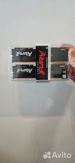 Оперативная память ddr5 32gb kingston fury