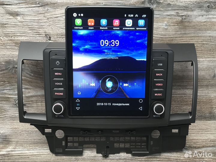 Магнитола на Mitsubishi Lancer X