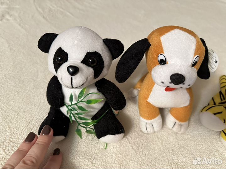 Мягкие игрушки пакетом новые