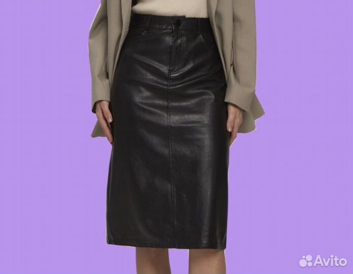 Юбка экокожа, отличное состояние
