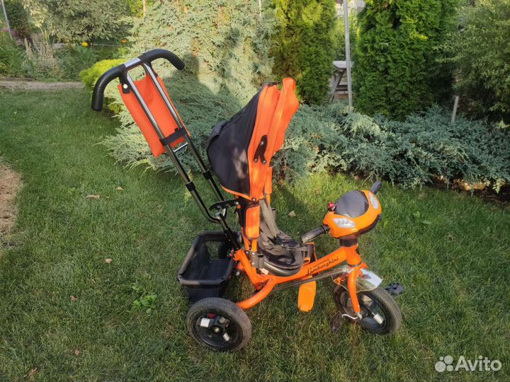 Детский трехколесный велосипед lamborghini