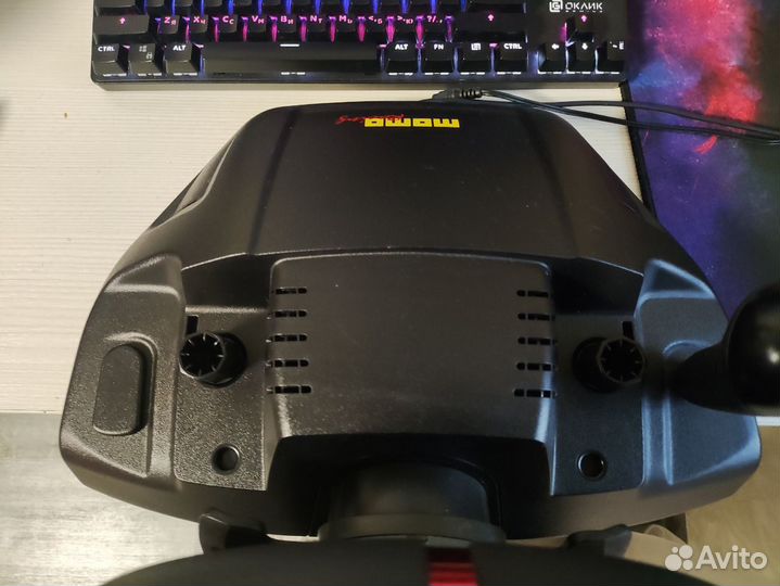 Игровой руль с педалями для пк