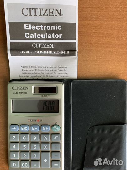 Калькулятор Citizen