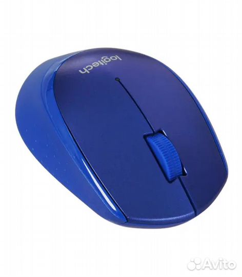 Беспроводная мышь Logitech M330 Silent Plus, синий