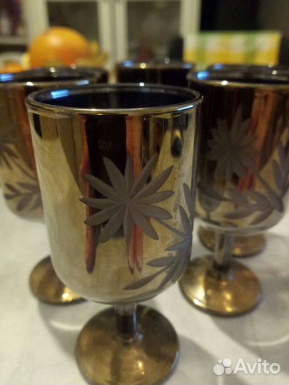 Винтаж СССР. Рюмочки хрусталь