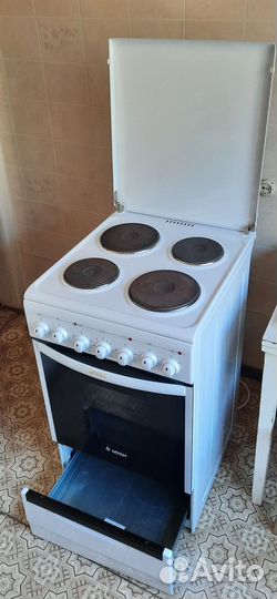 Плита электрическая бу с духовкой gefest