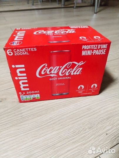 Коллекционная Coca Cola олимпиада Франция