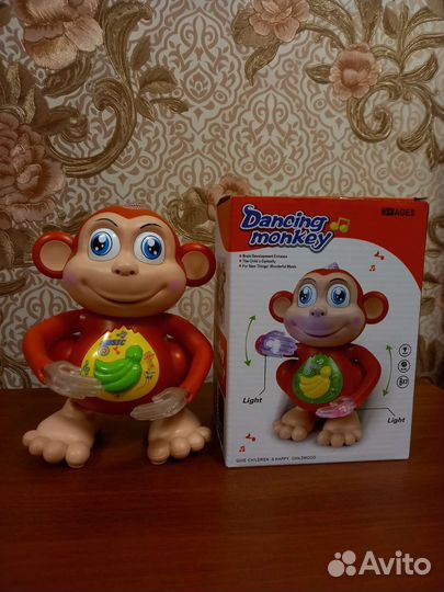 Обезьянка музыкальная