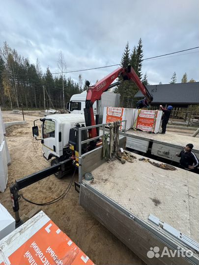 Бортовой грузовик Isuzu NPR75L-M с КМУ FASSI, 2015