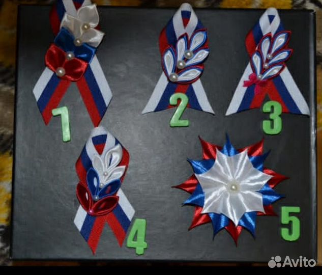 Лента Георгиевская брошь